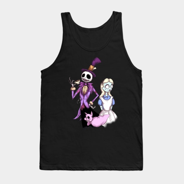 Nightmare In Wonderland Tank Top by LVBart